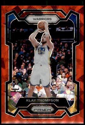 2023-24 Panini Prizm #109 Klay Thompson Prizms Red Ice