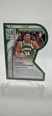 2023-24 Panini Crown Royale #7 Giannis Antetokounmpo Hand Crafted #/99