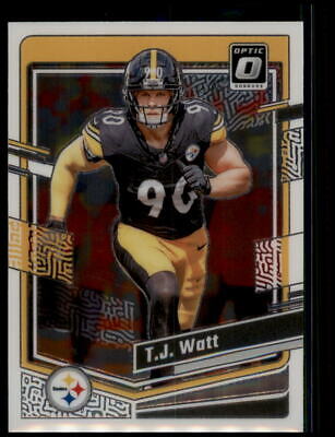 2023 Donruss Optic #166 T.J. Watt