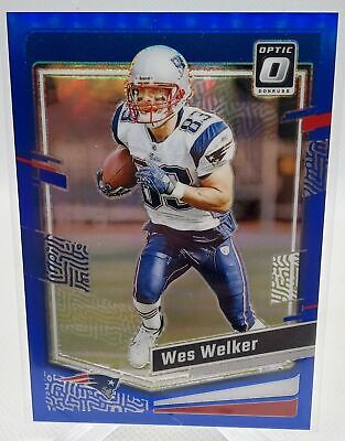 2023 Donruss Optic #133 Wes Welker Blue #/199