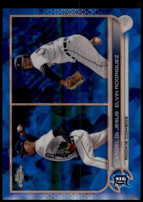 2022 Topps Chrome Update Sapphire Edition #US162 Angel De Jesus Elvin Rodriguez