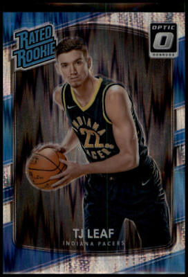 2017-18 Donruss Optic #183 TJ Leaf Rated Rookie Shock