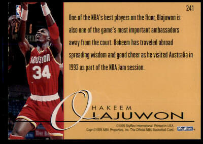 1995-96 Hoops #241 Hakeem Olajuwon