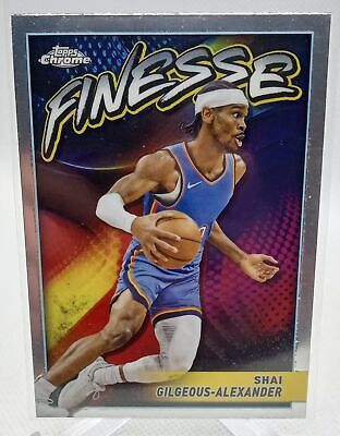 2023-24 Topps Chrome #F-10 Shai Gilgeous-Alexander Finesse