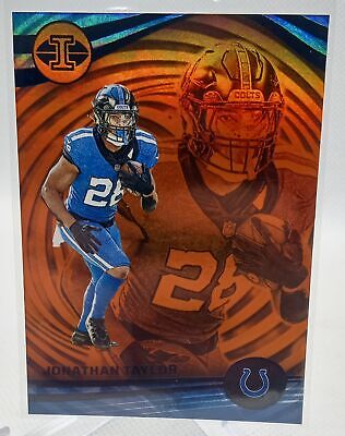 2023 Panini Illusions #45 Jonathan Taylor Orange Trophy Collection