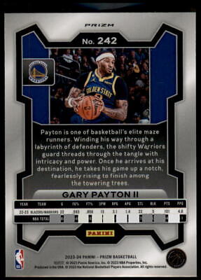 2023-24 Panini Prizm #242 Gary Payton II Prizms Hyper