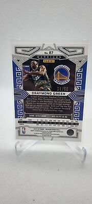 2022-23 Panini Obsidian #87 Draymond Green Electric Etch Orange #/50