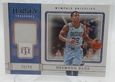 2022-23 Panini National Treasures #JT-MSE Desmond Bane Jersey Treasures #/99