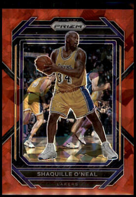 2022-23 Panini Prizm #297 Shaquille O'Neal Prizms Red Ice