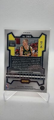 2023-24 Panini Prizm #293 Joey Hauser Prizms Orange #/49