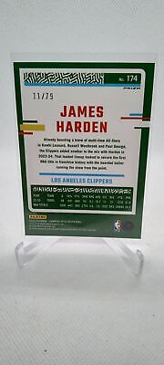 2023-24 Donruss Optic #174 James Harden Pink Velocity #/79