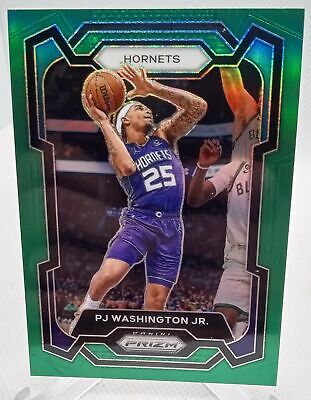 2023-24 Panini Prizm #117 PJ Washington Jr. Prizms Green