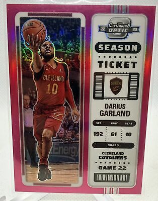 2022-23 Panini Contenders Optic #4 Darius Garland Pink #/75