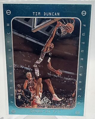 1997-98 SP Authentic #165 Tim Duncan Future Watch Rookie