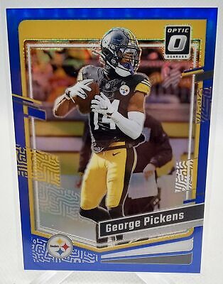 2023 Donruss Optic #160 George Pickens Blue #/199