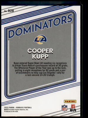 2022 Donruss #D28 Cooper Kupp Dominators