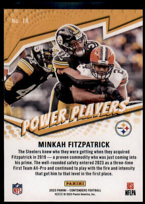 2023 Panini Contenders #18 Minkah Fitzpatrick Power Players