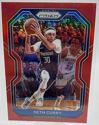 2020-21 Panini Prizm #194 Seth Curry Red Prizms #/299