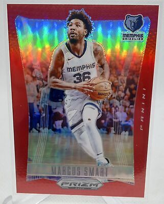 2023-24 Prizm Deca #82 Marcus Smart Base Prizms Red #/199