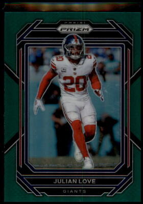 2022 Panini Prizm #220 Julian Love Green