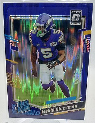 2023 Donruss Optic #272 Mekhi Blackmon Purple Shock Rated Rookie