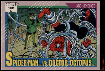 1991 Impel Marvel Universe II #105 Spider-Man vs. Doctor Octopus