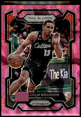 2023-24 Panini Prizm #10 Malcolm Brogdon Prizms Pink Ice