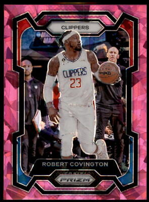 2023-24 Panini Prizm #224 Robert Covington Prizms Pink Ice