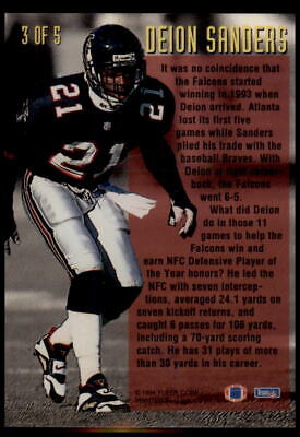 1994 Fleer #3 Deion Sanders Award Winners