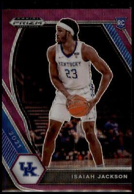 2021 Panini Prizm Draft Picks #16 Isaiah Jackson Purple Wave Rookie