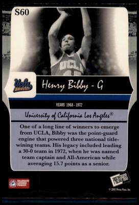 2006-07 Press Pass Legends #S60 Henry Bibby Silver #/499