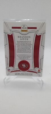 2022 Panini National Treasures #CEN-BAI Brandon Aiyuk Century Materials #/99