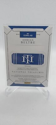 2019 Panini National Treasures Adrian Beltre Game Gear Six Patch Silver #/10