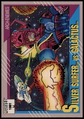 1991 Impel Marvel Universe II #94 Silver Surfer vs. Galactus