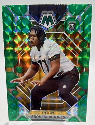 2023 Panini Mosaic #288 Broderick Jones Green Mosaic Rookie