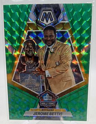 2023 Panini Mosaic #279 Jerome Bettis Green Mosaic Hall OF Fame