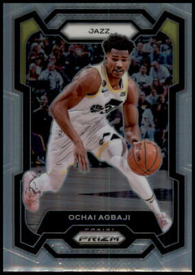 2023-24 Panini Prizm #92 Ochai Agbaji Prizms Silver