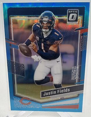 2023 Donruss Optic #36 Justin Fields Aqua Prizm /299