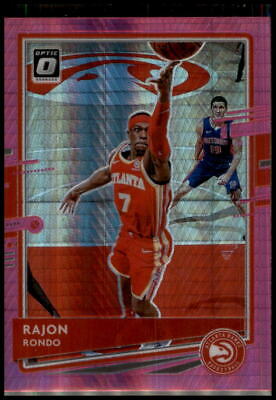 2020-21 Donruss Optic #107 Rajon Rondo Hyper Pink