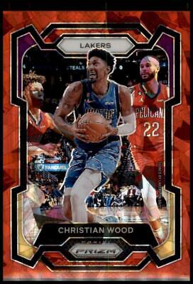 2023-24 Panini Prizm #245 Christian Wood Prizms Red Ice