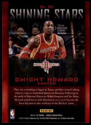 2014-15 Hoops #20 Dwight Howard Shining Stars