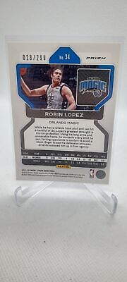 2021-22 Panini Prizm #34 Robin Lopez Red #/299