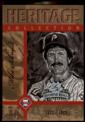 2003 Donruss Diamond Kings #HC-4 Mike Schmidt Heritage Collection