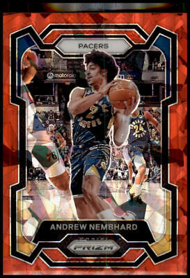 2023-24 Panini Prizm #211 Andrew Nembhard Prizms Red Ice