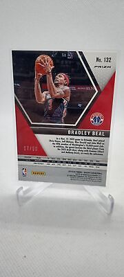 2019-20 Panini Mosaic #132 Bradley Beal Fast Break Purple #/50