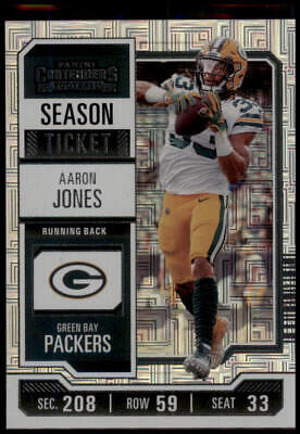 2023 Panini Contenders #36 Aaron Jones Mojo Choice