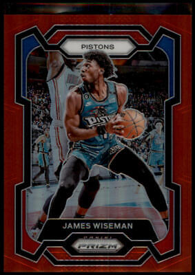 2023-24 Panini Prizm #86 James Wiseman Prizms Red #/299