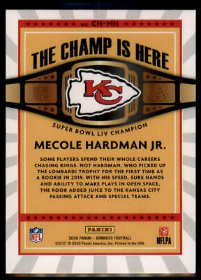 2020 Donruss #CH-MH Mecole Hardman Jr. The Champ is Here