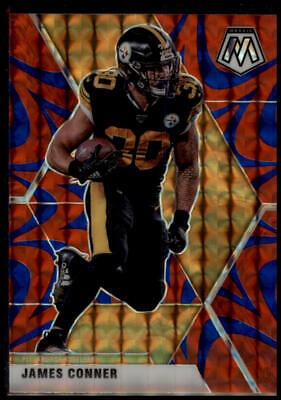 2020 Panini Mosaic #168 James Conner Prizm Reactive Blue