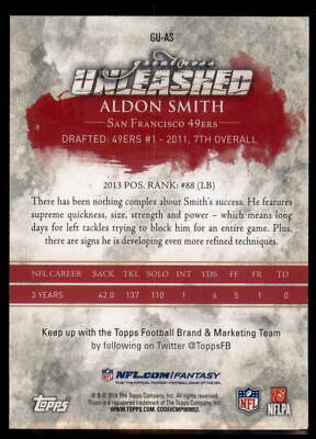 2014 Topps #GU-AS Aldon Smith Greatness Unleashed